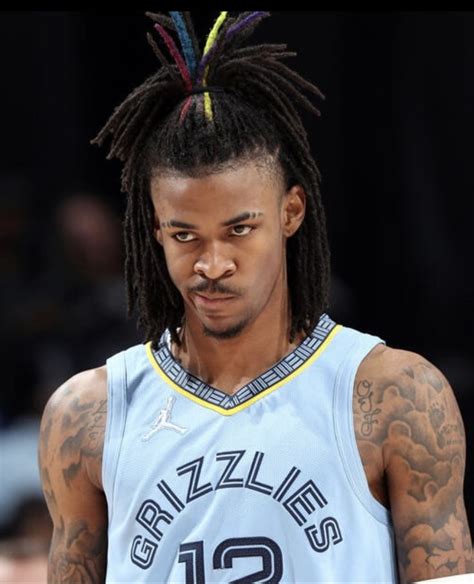 Dreadlocks with Frosted Tips. . Ja morant short dreads